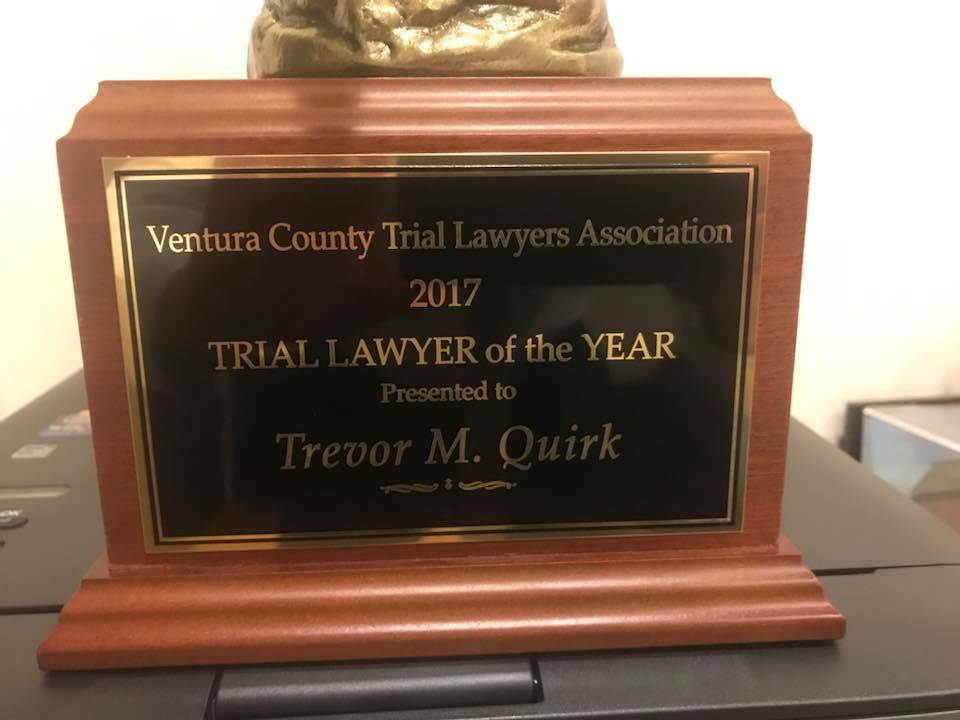 VCTLA 2017 Trial Lawyer of The Year Award